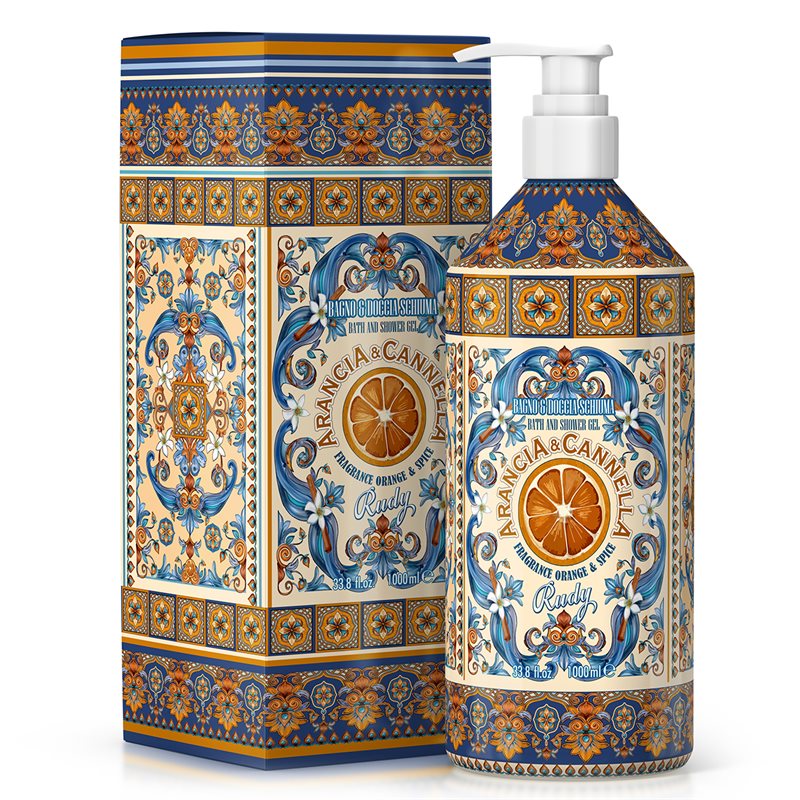 Badeskum & Dusj Orange Cinnamon 1L