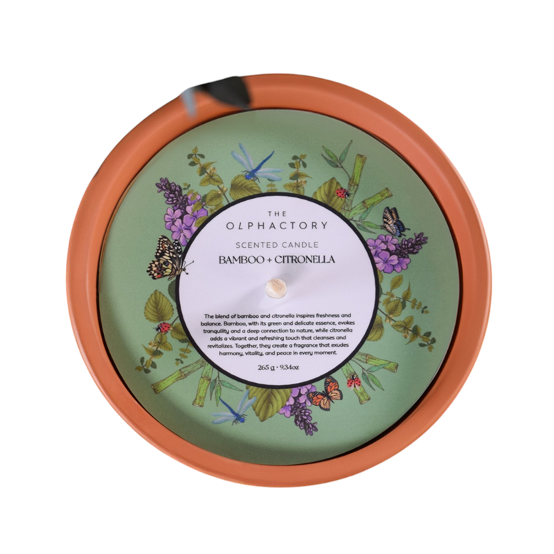 Terracotta Duftlys Bamboo Citronella L - 265g