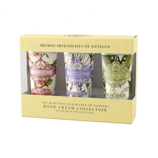 Håndkrem Sett 3x20ml rose, liljekonvall, lavendel