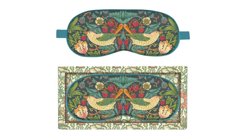 Velvet Eye Mask with Dried Lavender Flowers