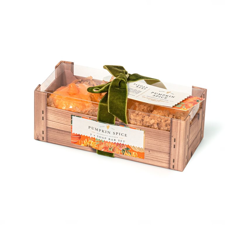 Såpestykker i gaveeske - Pumpkin Spice