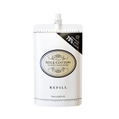 Refill flytende såpe Milk Cotton 750ml