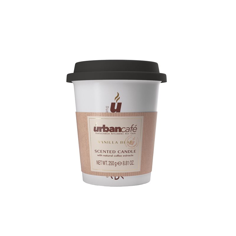 Ceramic Candle 250g & Coffe Mug - Vanilla Bean