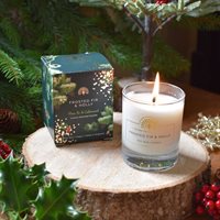 TESC - Julen 2026 - Duftlys 170g - Frosted Fir & Holly