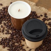 Ceramic Candle 250g & Coffe Mug - Caramel Latte